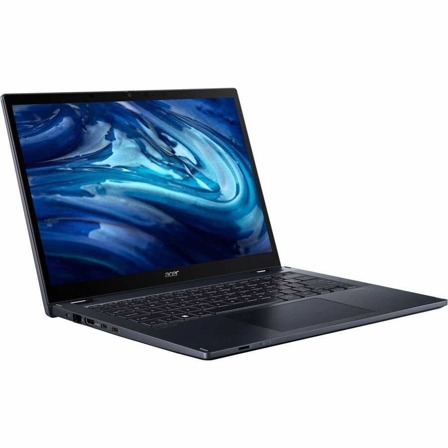 Acer TravelMate Spin P4 P414RN-52 TMP414RN-52-711D Ordinateur portable convertible 2 en 1 à écran tactile 14" - WUXGA - Intel Core i7 12e génération i7-1260P - 16 Go - SSD 512 Go - Clavier anglais - Bleu ardoise NX.VW9AA.002