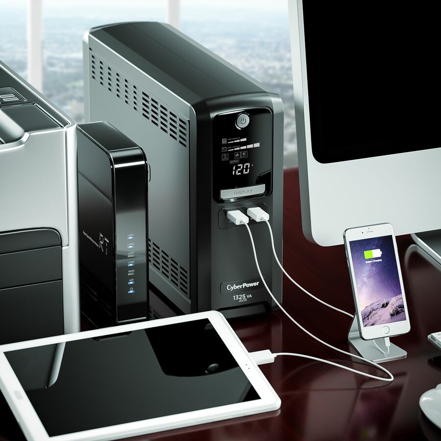 CyberPower UPS Systems LX1325GU PC Battery Backup - Capacity: 1325 VA / 810 W LX1325GU