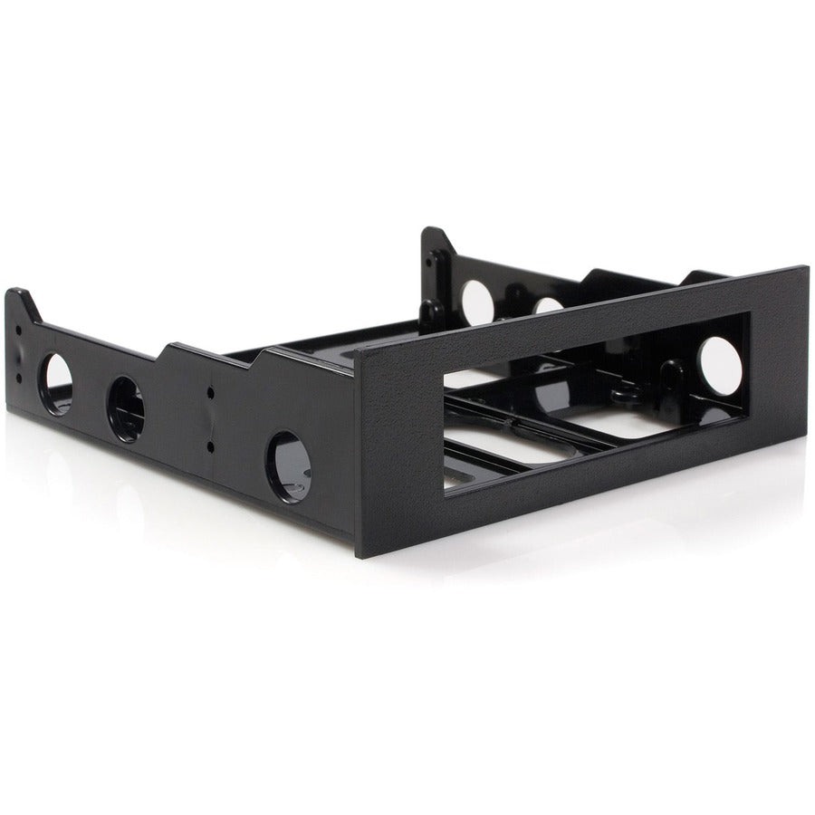 Support de montage pour baie avant de 3,5" à 5,25" de StarTech.com - Adaptateur de baie avant de bureau - Noir BRACKETFDBK