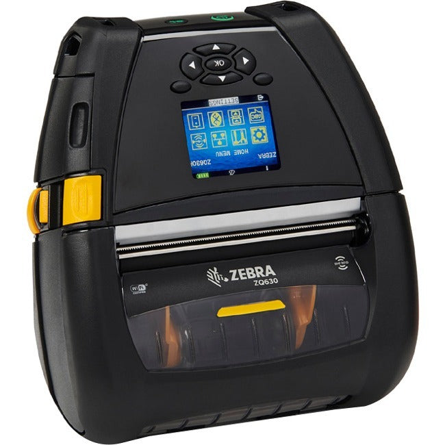 Imprimante thermique directe mobile Zebra ZQ630 - Monochrome - Portable - Impression d'étiquettes - Bluetooth - RFID ZQ63-AUFA000-00