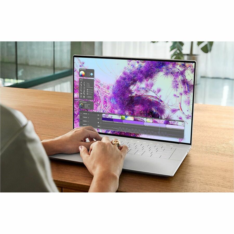 Ordinateur portable Dell XPS 16 9640 16,3" à écran tactile - UHD+ - Intel Core Ultra 9 185H - 32 Go - SSD 1 To - Clavier anglais - Platinum 6CVC6