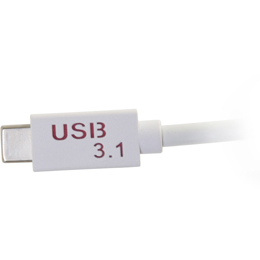 Adaptateur convertisseur USB C vers DisplayPort C2G 4K 30 Hz - Blanc TAA 29481