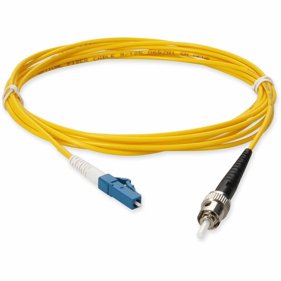Câble de raccordement jaune simplex ST/LC OS1 en fibre monomode (SMF) AddOn 5 m ADD-ST-LC-5MS9SMF