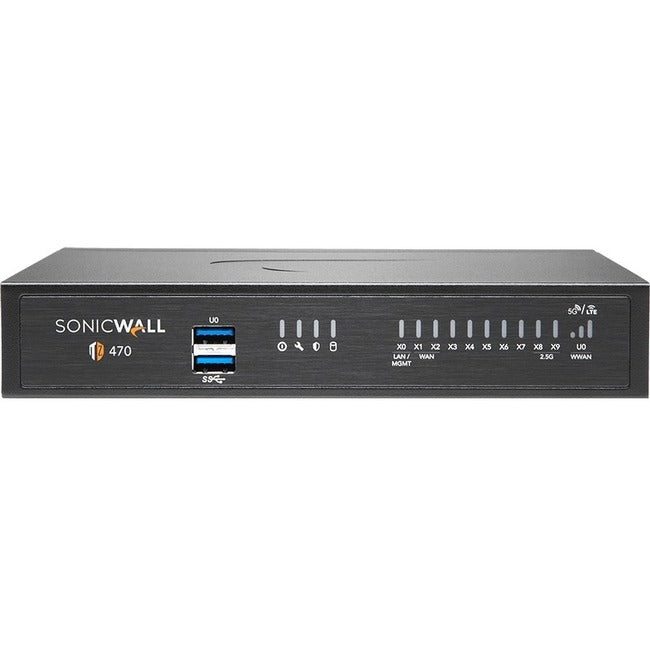 Appareil de sécurité réseau/pare-feu SonicWall TZ470 02-SSC-6798