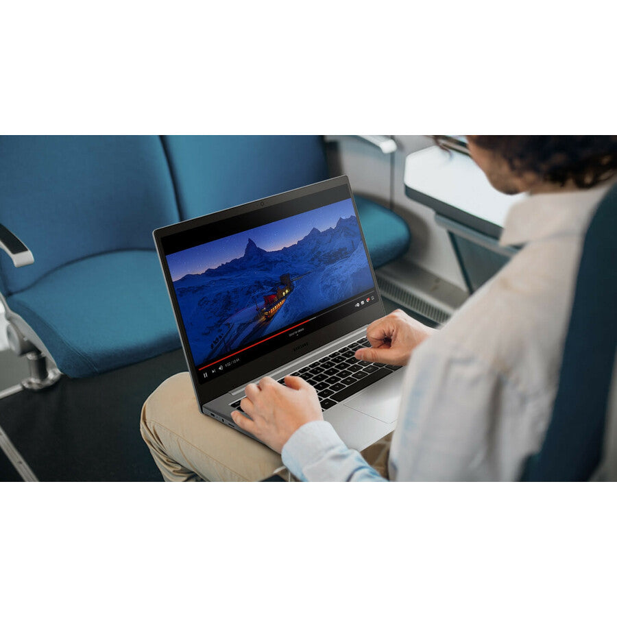 Ordinateur portable Samsung Galaxy Book Go NP340XLA-KA3CA 14" - Full HD - Qualcomm Kryo 468 - 4 Go - Mémoire flash 128 Go - Argent NP340XLA-KA3CA