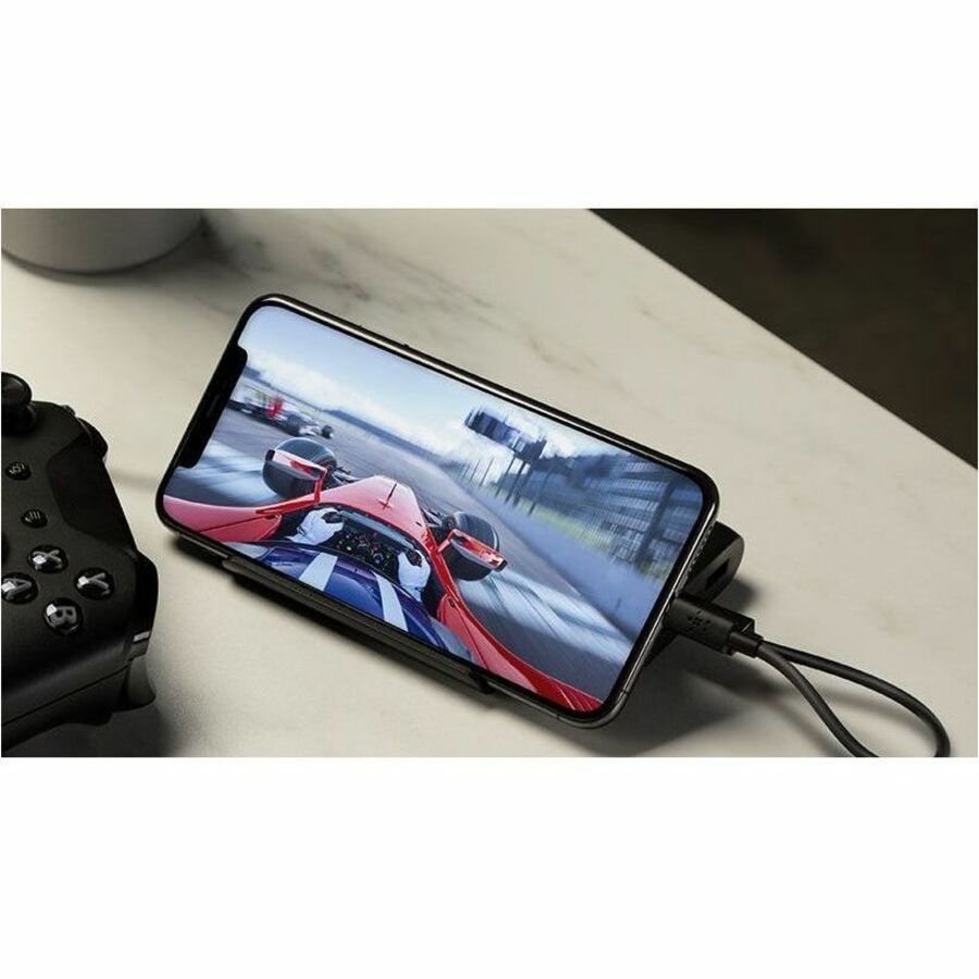 Batterie externe Belkin BoostCharge 10K + support Play Series BPZ002BTBK