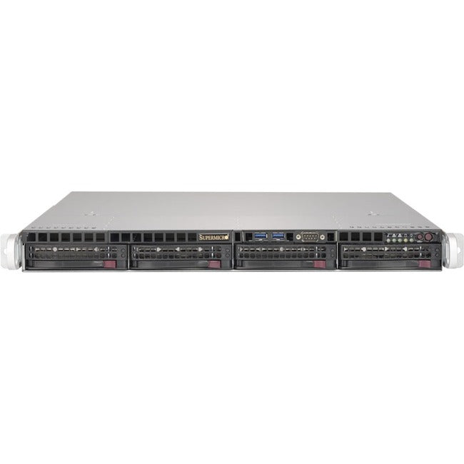 Système Barebone SuperMicro SuperServer 5019S-MN4 - Montable en rack 1U - Socket H4 LGA-1151 - 1 x prise en charge du processeur SYS-5019S-MN4