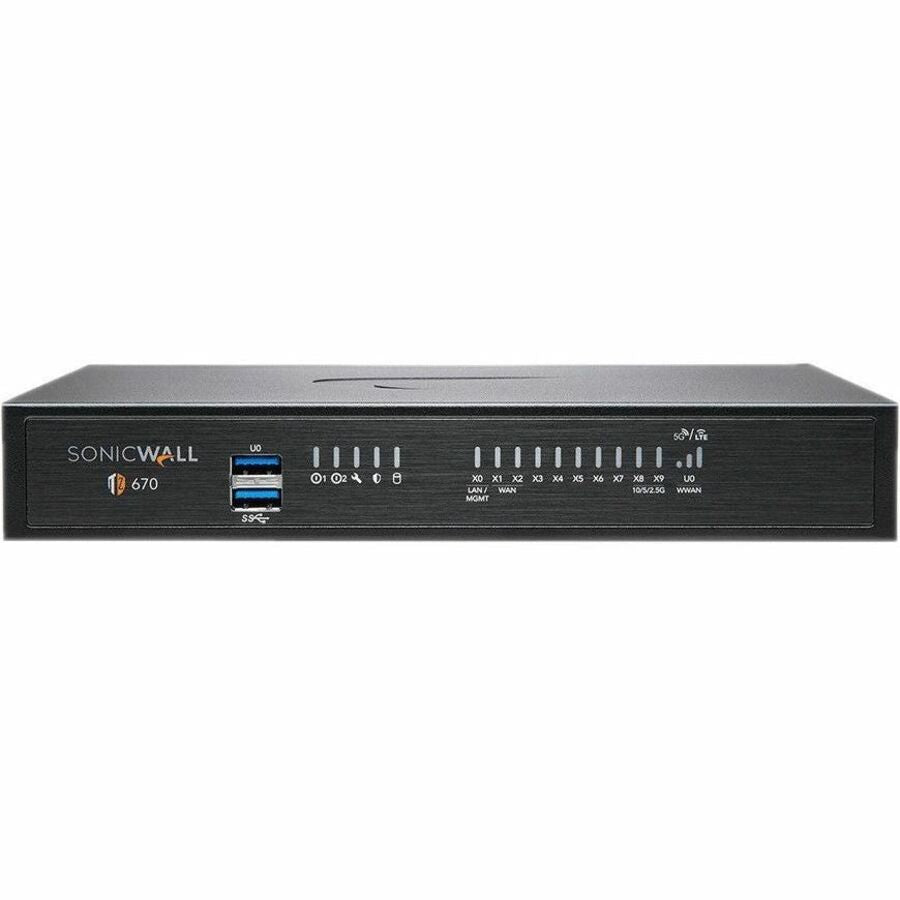 SonicWall TZ670 Network Security/Firewall Appliance 02-SSC-8435