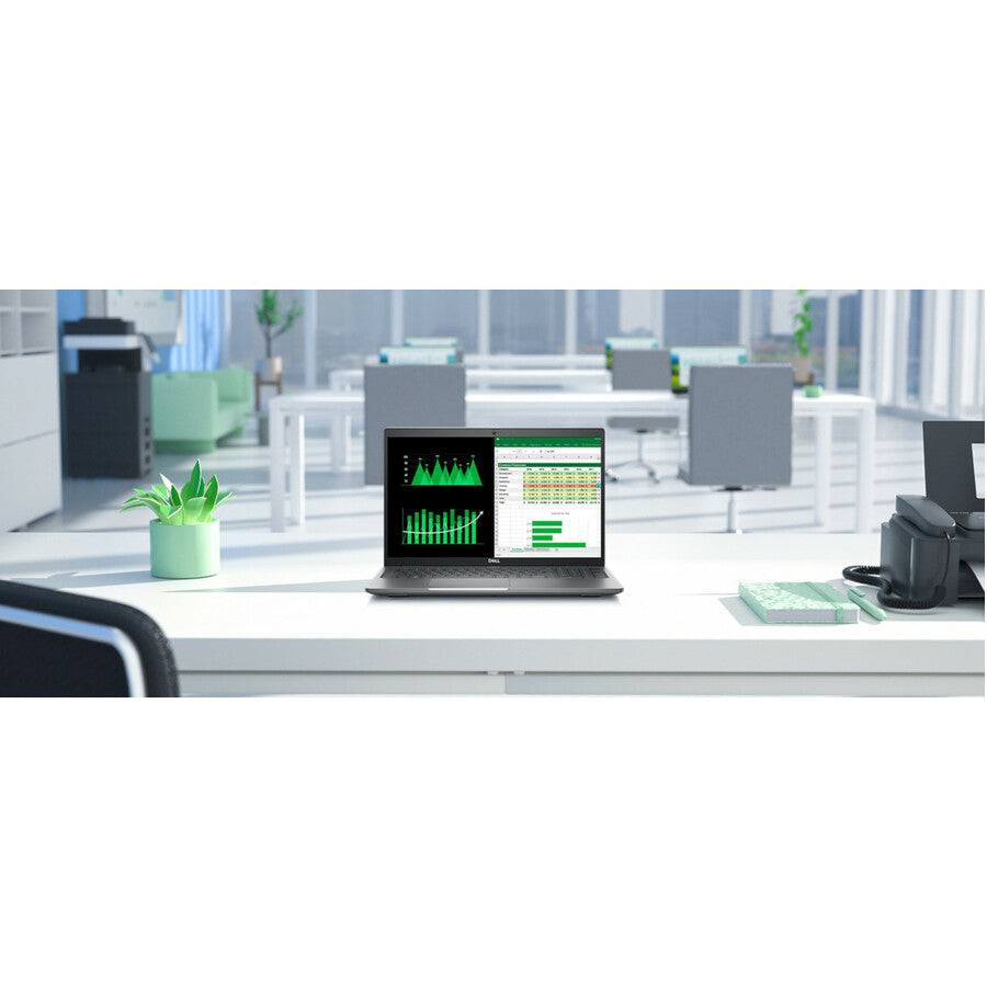 Station de travail mobile Dell Precision 3000 3581 15,6" - Full HD - Intel Core i7 13e génération i7-13700H - 16 Go - SSD 512 Go - Gris Titane VJD0T
