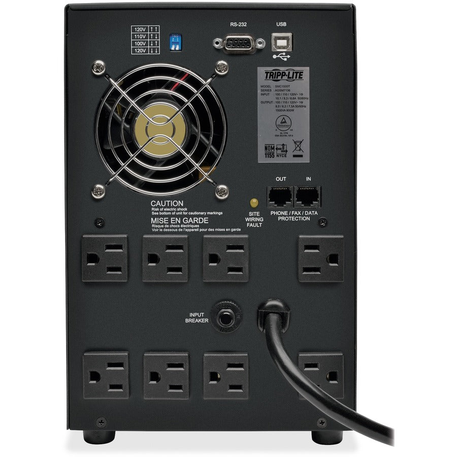 Tripp Lite by Eaton Tripp Wave Tower UPS Power Supply SMC1500T