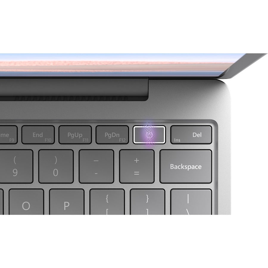Ordinateur portable à écran tactile Microsoft Surface Laptop Go 12,4 pouces - Intel Core i5 10e génération i5-1035G1 - 4 Go - 64 Go de mémoire flash - Platinum 1ZP-00001