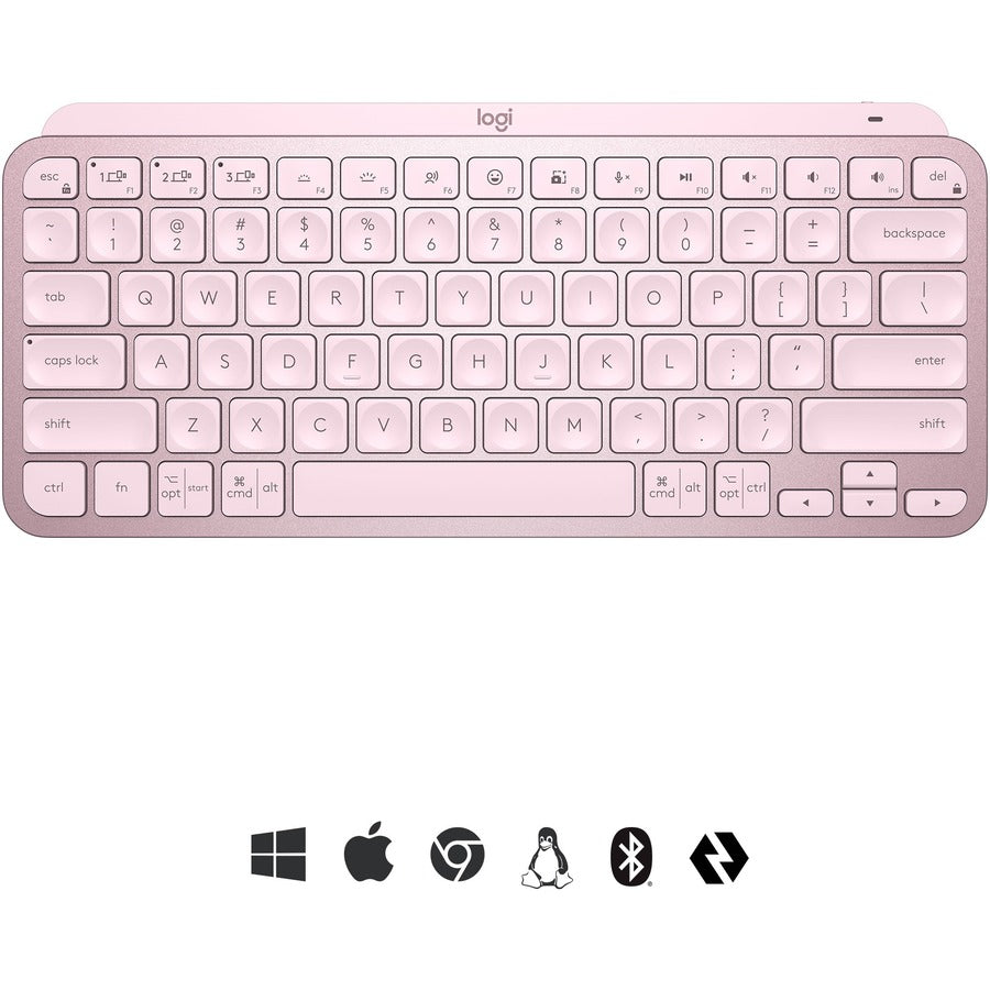 Mini-clavier Logitech MX Keys (rose) 920-010474