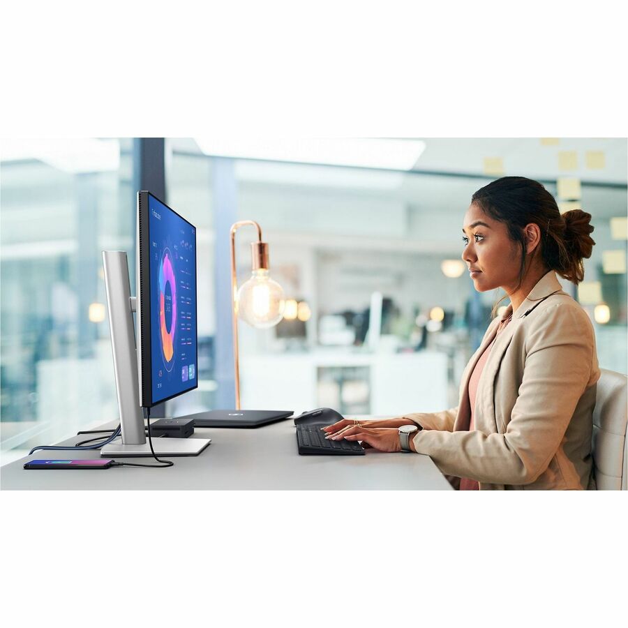 Moniteur LED WQHD Dell UltraSharp U2724D 27 pouces - 16:9 - Argent platine DELL-U2724D