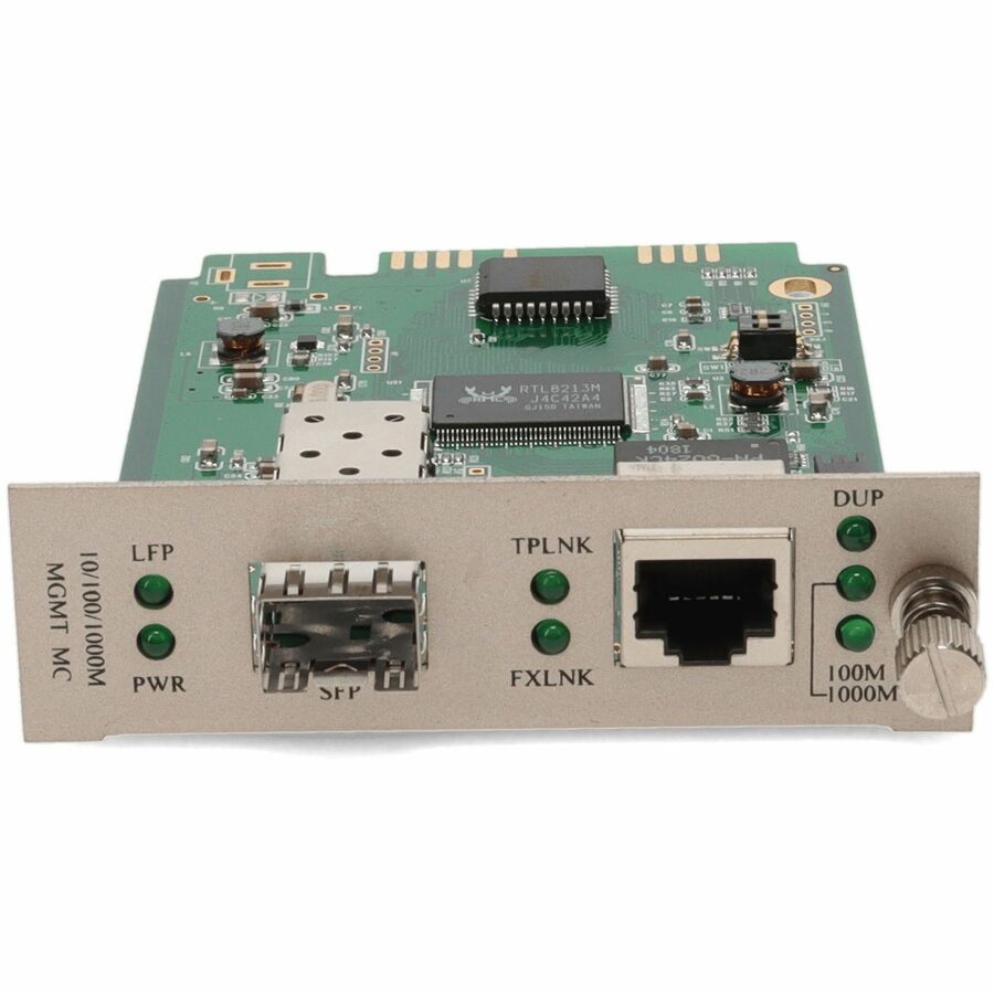 Carte de conversion de média AddOn 1000Base-TX avec emplacement SFP ouvert ADD-MCCTXSFP
