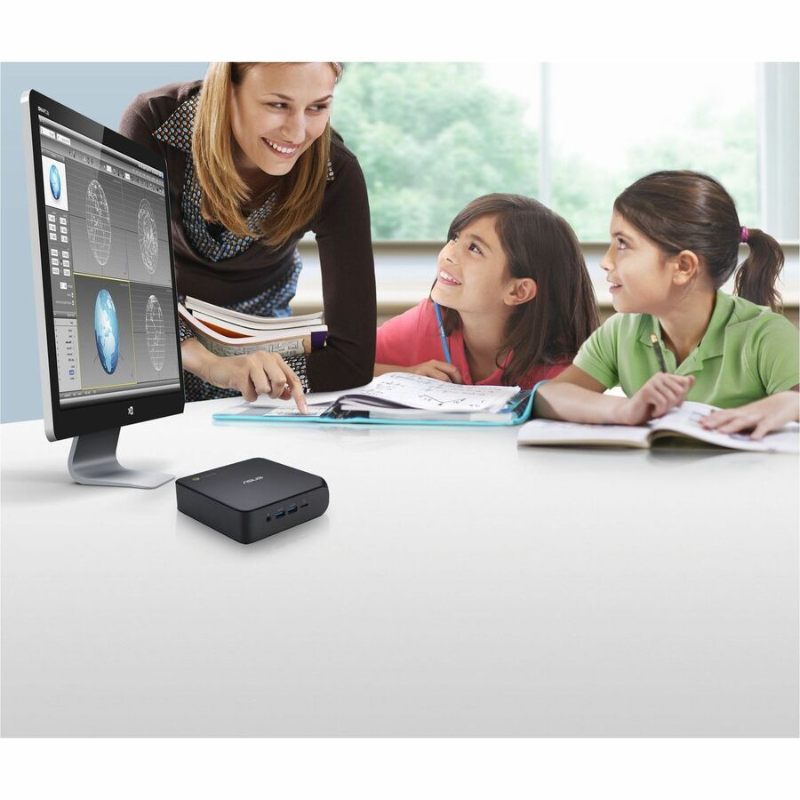 Asus Chromebox 4 CHROMEBOX4-F7070U Chromebox - Intel Core i7 10e génération i7-10510U - 16 Go - SSD 256 Go - Mini PC - Gun Metal 90MS0281-M00320