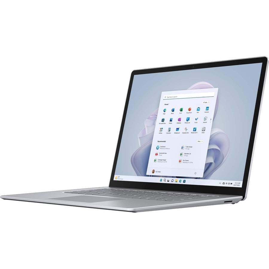 Ordinateur portable Microsoft Surface Laptop 5 13,5" à écran tactile - Intel Core i5 12e génération i5-1245U - Plateforme Intel Evo - 8 Go - SSD 256 Go - Platinum R1B-00002