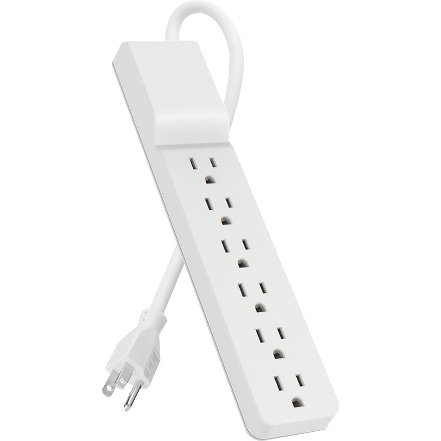 Parasurtenseur Belkin à 6 prises pour la maison/le bureau - Cordon de 10 pieds - Blanc - 720 joules BE106000-10