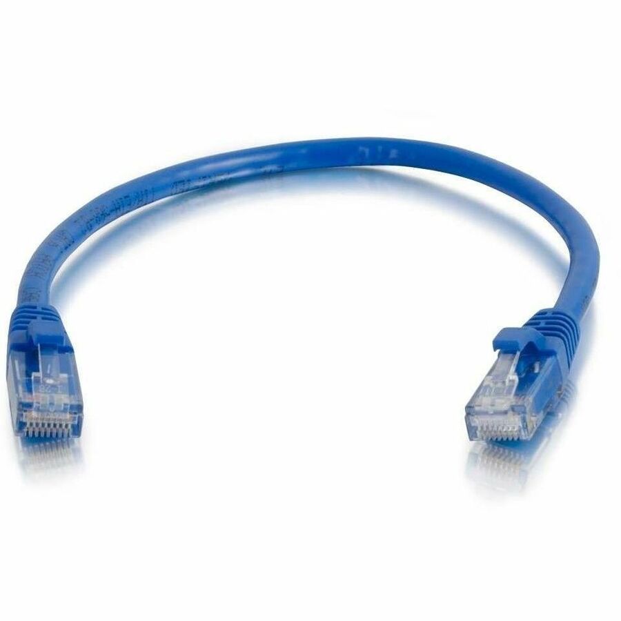 Câble de raccordement réseau Ethernet Cat6a anti-accroc non blindé (UTP) C2G de 4,6 m (15 pi) - Bleu 00701
