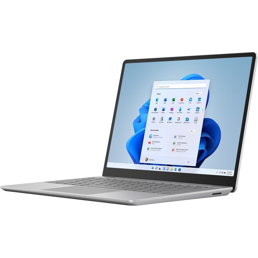 Ordinateur portable Microsoft Surface Laptop Go 2 12,4" à écran tactile - Intel Core i5 - 8 Go - SSD 256 Go - Platinum KQU-00034