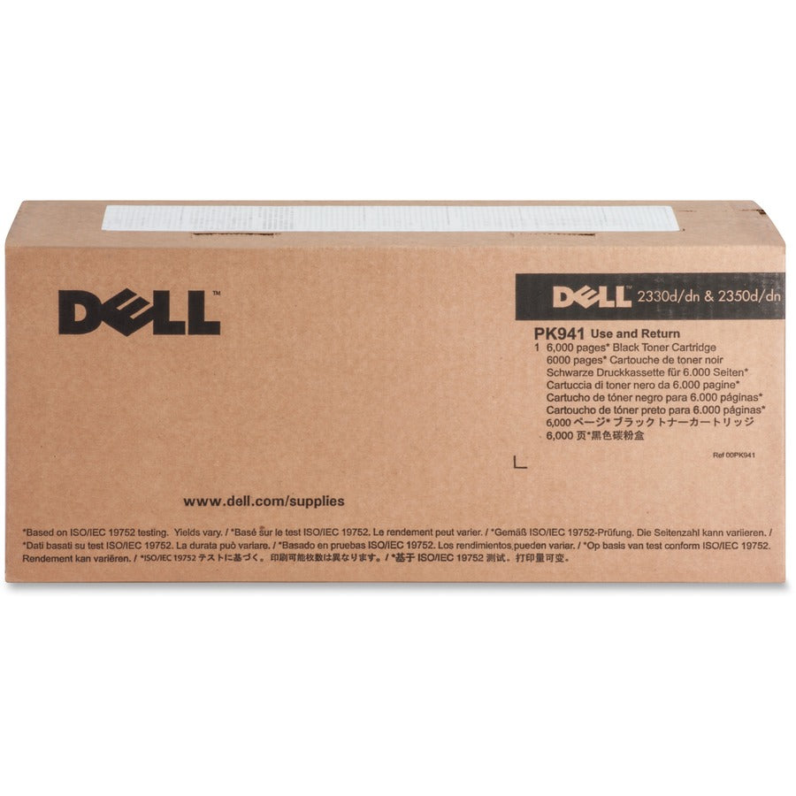 Cartouche de toner laser Dell d'origine à haut rendement - Noir - 1 unité PK941