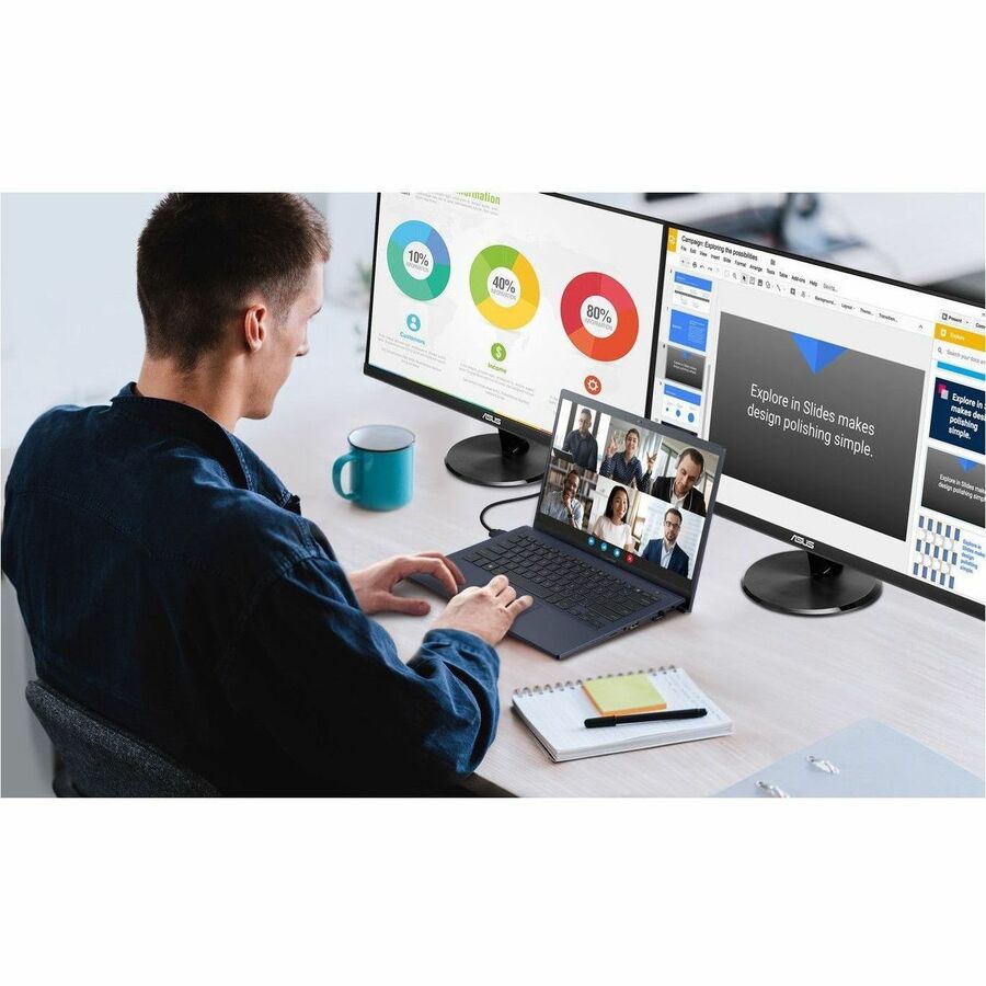 Ordinateur portable Asus ExpertBook B1 B1400 B1400CEAE-C53P-CA -3 14" - Intel Core i5 11e génération i5-1135G7 - 8 Go - SSD 256 Go - Noir étoilé B1400CEAE-C53P-CA -3