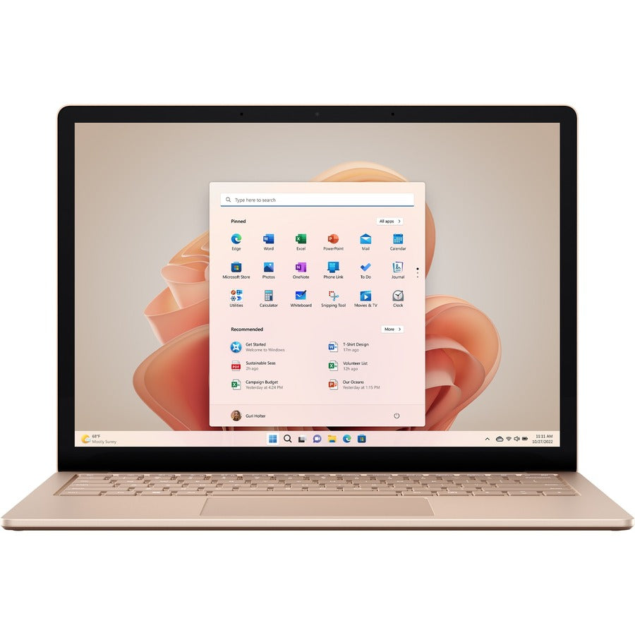 Ordinateur portable Microsoft Surface Laptop 5 13,5" à écran tactile - Intel Core i5 12e génération i5-1245U - Plateforme Intel Evo - 16 Go - SSD 512 Go - Clavier anglais - Sandstone R8Q-00058
