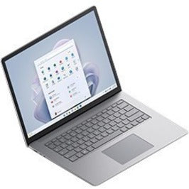 Ordinateur portable Microsoft Surface Laptop 5 13,5" à écran tactile - Intel Core i5 - Plateforme Intel Evo - 8 Go - SSD 512 Go - Clavier anglais - Platinum R1U-00001