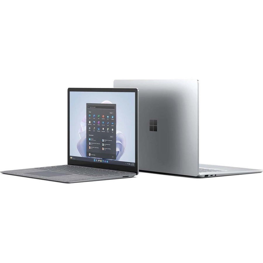 Ordinateur portable Microsoft Surface Laptop 5 13,5" à écran tactile - Intel Core i5 - Plateforme Intel Evo - 8 Go - SSD 512 Go - Clavier anglais - Platinum R1U-00001