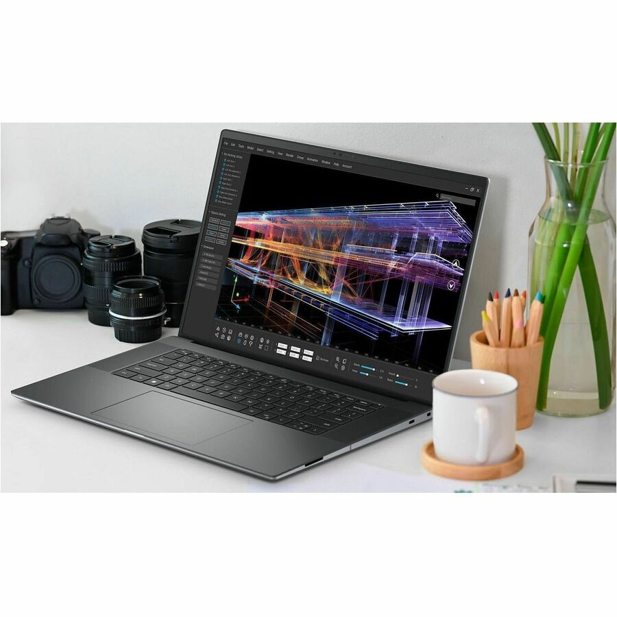Station de travail mobile à écran tactile Dell Precision 5000 5490 14" - QHD+ - Intel Core Ultra 7 165H - Technologie vPro - 32 Go - SSD 512 Go - Aluminium Titan Gray X8G6W