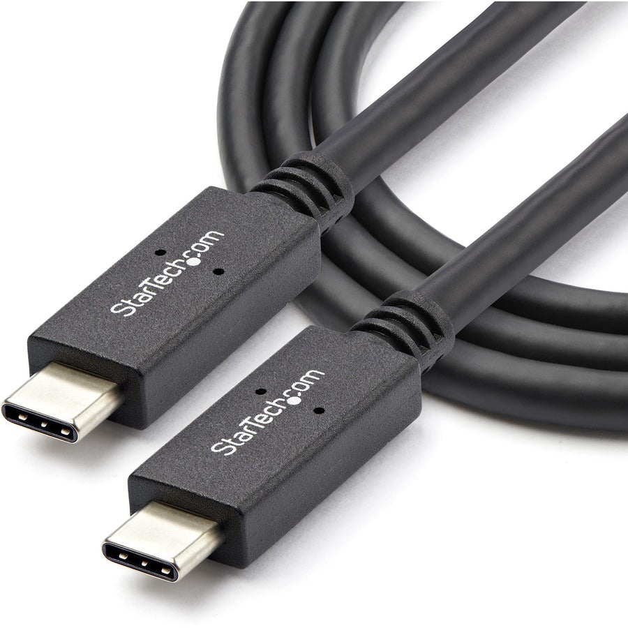 Câble USB C StarTech.com de 1 m avec alimentation (5 A) - M/M - USB 3.1 (10 Gbit/s) - Certifié USB-IF - Câble USB Type C - USB 3.2 Gen 2 USB31C5C1M