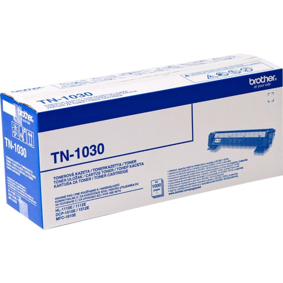 Cartouche de toner laser d'origine Brother TN-1030 à rendement standard - Noir - 1 unité TN1030