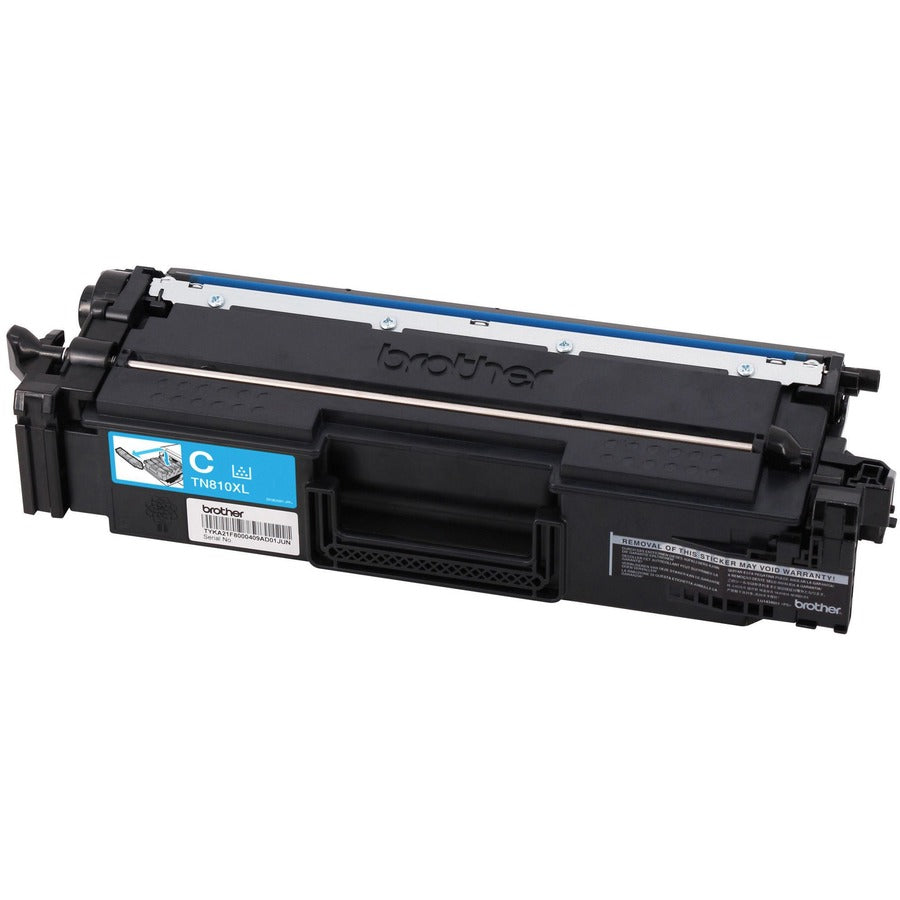 Cartouche de toner laser à haut rendement d'origine Brother TN810XLC - Cyan - 1 unité TN810XLC