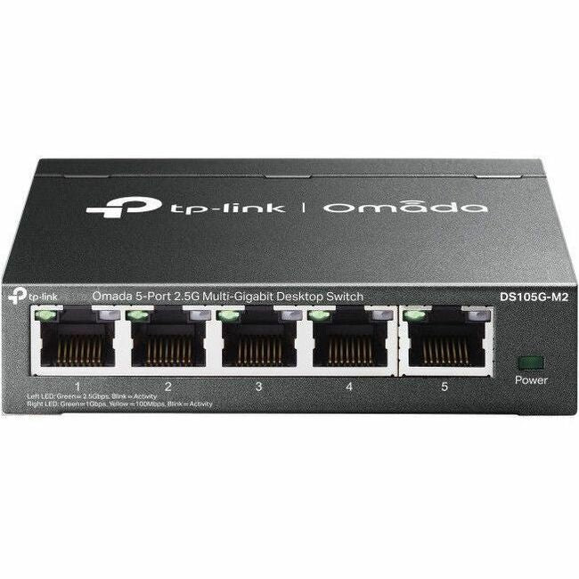 Commutateur de bureau multi-Gigabit 2,5G à 5 ports TP-Link Omada DS105G-M2