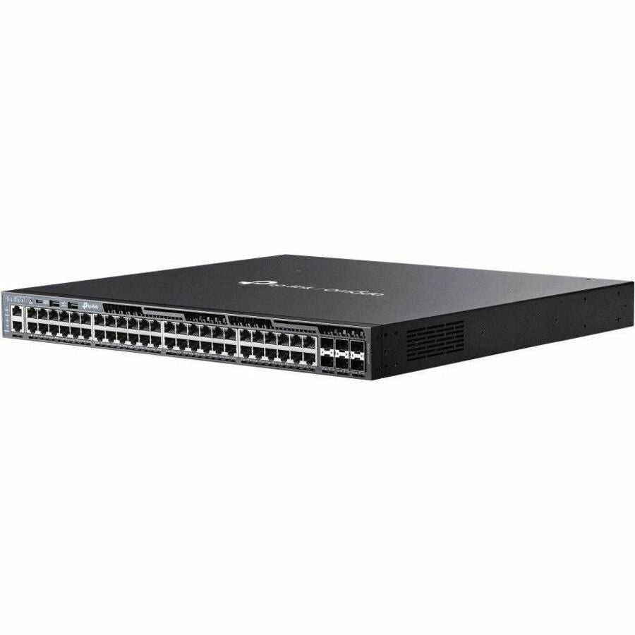 TP-Link Omada 48-Port Gigabit Stackable L3 Managed PoE+ Switch with 6 10G Slots SG6654XHP