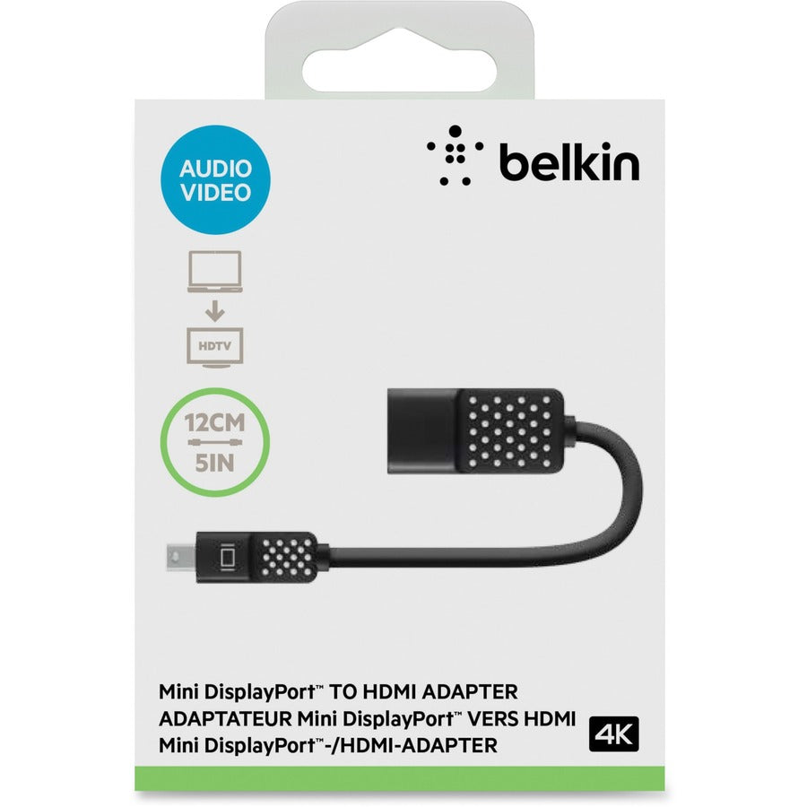Adaptateur Belkin Mini DisplayPort vers HDMI, 4K F2CD079BT