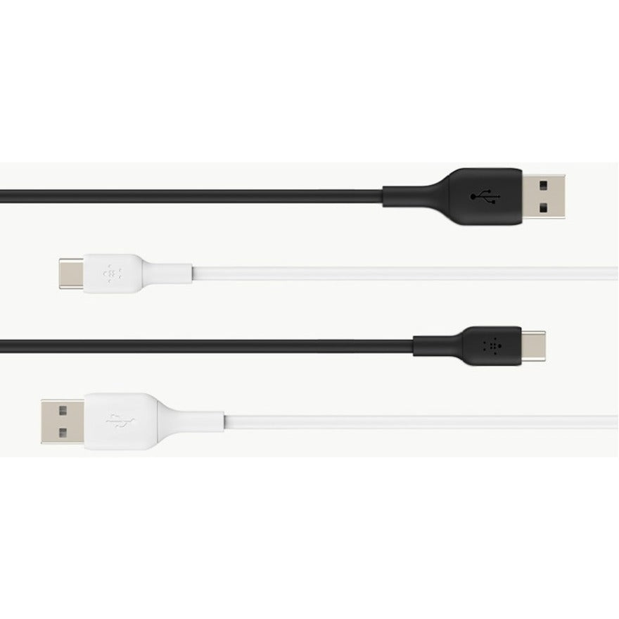 Câble Belkin BoostCharge USB-C vers USB-A (1 mètre / 3,3 pieds, noir) CAB001BT1MBK