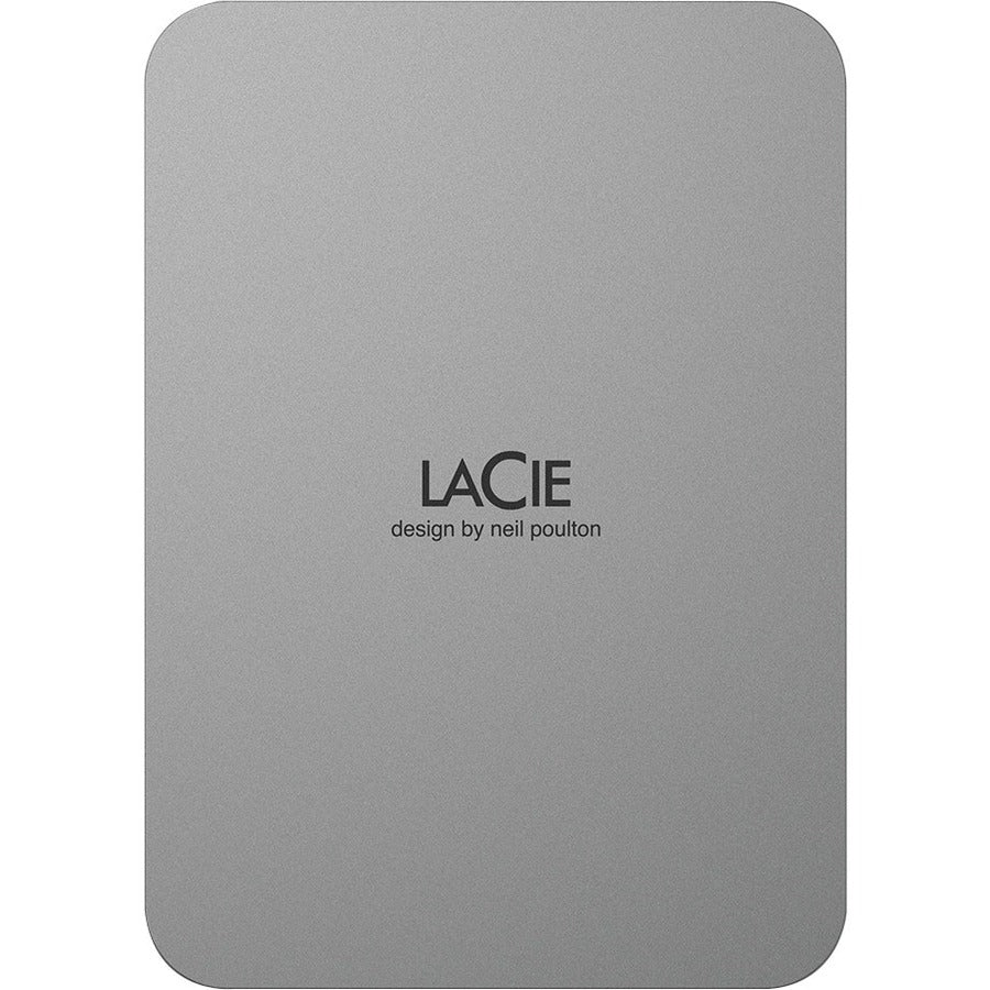 Disque dur portable LaCie Mobile Drive STLP4000400 4 To - Externe 3,5" - Moon Silver STLP4000400