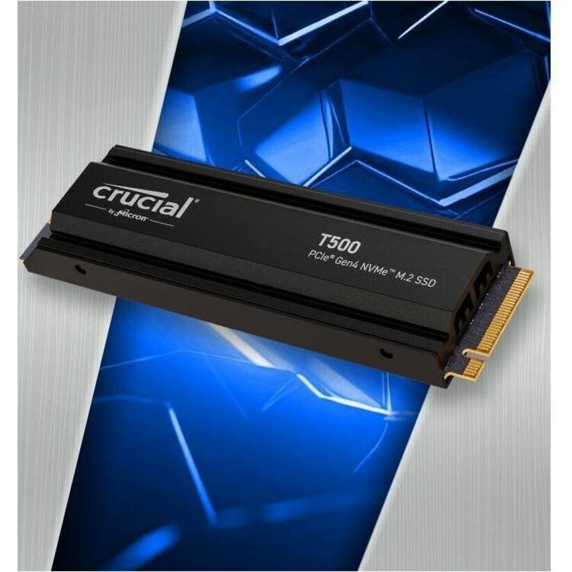 Disque SSD Crucial 1 To - M.2 interne - PCI Express NVMe (PCI Express NVMe 4.0) CT1000T500SSD5