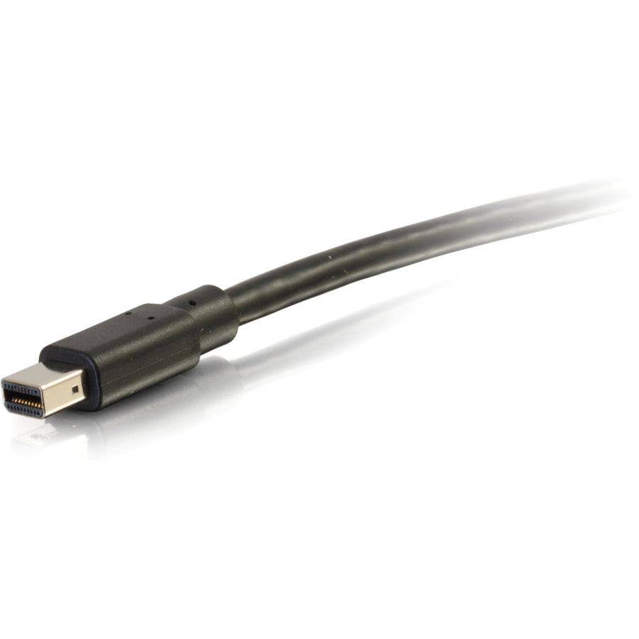 C2G 6ft Mini DisplayPort to DisplayPort Adapter Cable 4K 30Hz - Black 54301