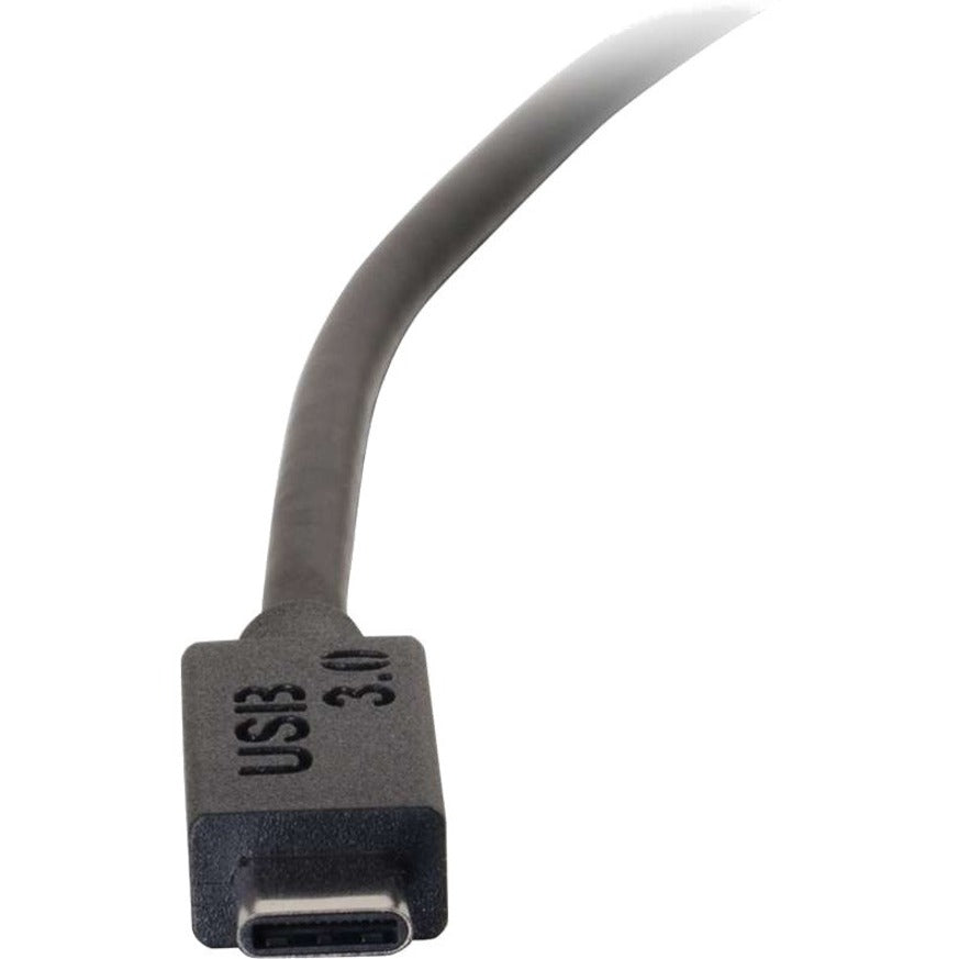 Câble USB 3.0 (USB 3.1 Gen 1) USB-C vers USB-B M/M C2G de 1,8 m (6 pi) - Noir 28866