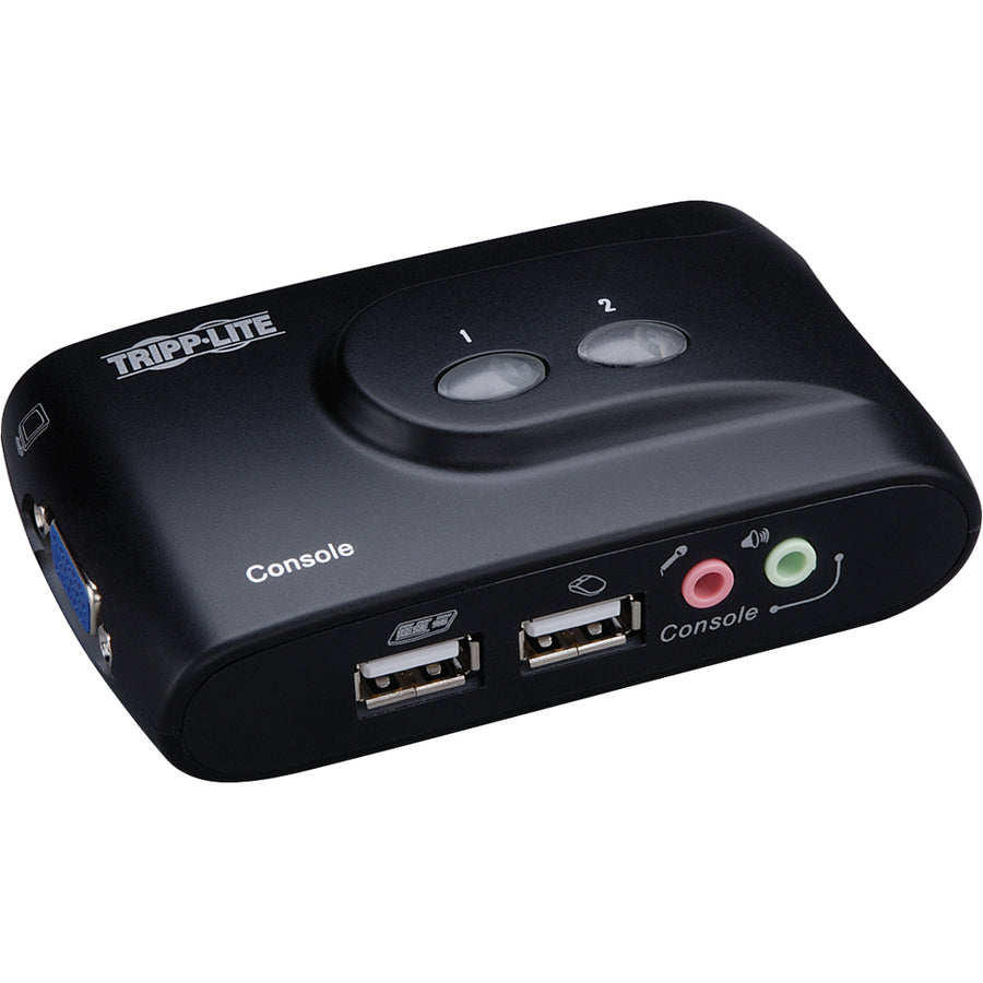 Tripp Lite B004-VUA2-K-R 2-Port USB KVM Switch B004-VUA2-K-R