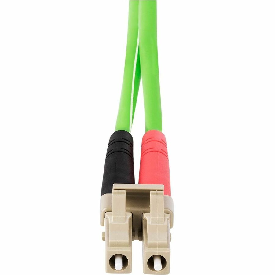 Câble à fibre optique multimode LC vers LC (UPC) OM5 de 15 m (49,2 pi) StarTech.com, cordon de raccordement à fibre optique duplex 50/125 µm, 40G/100G, LSZH LCLCL-15M-OM5-FIBER