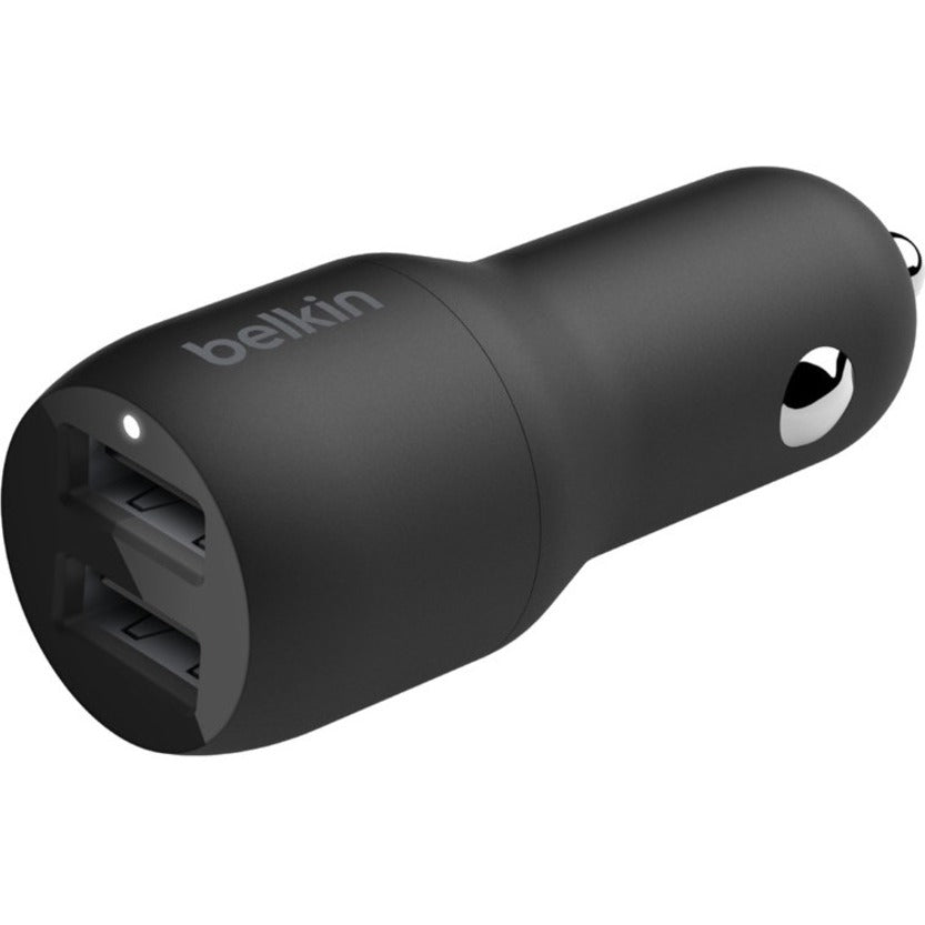 Chargeur de voiture Belkin BoostCharge Dual USB-A 24 W CCB001BTBK