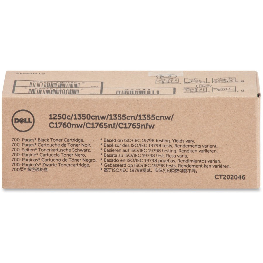 Cartouche de toner laser Dell d'origine à rendement standard - Noir - 1 unité XKP2P
