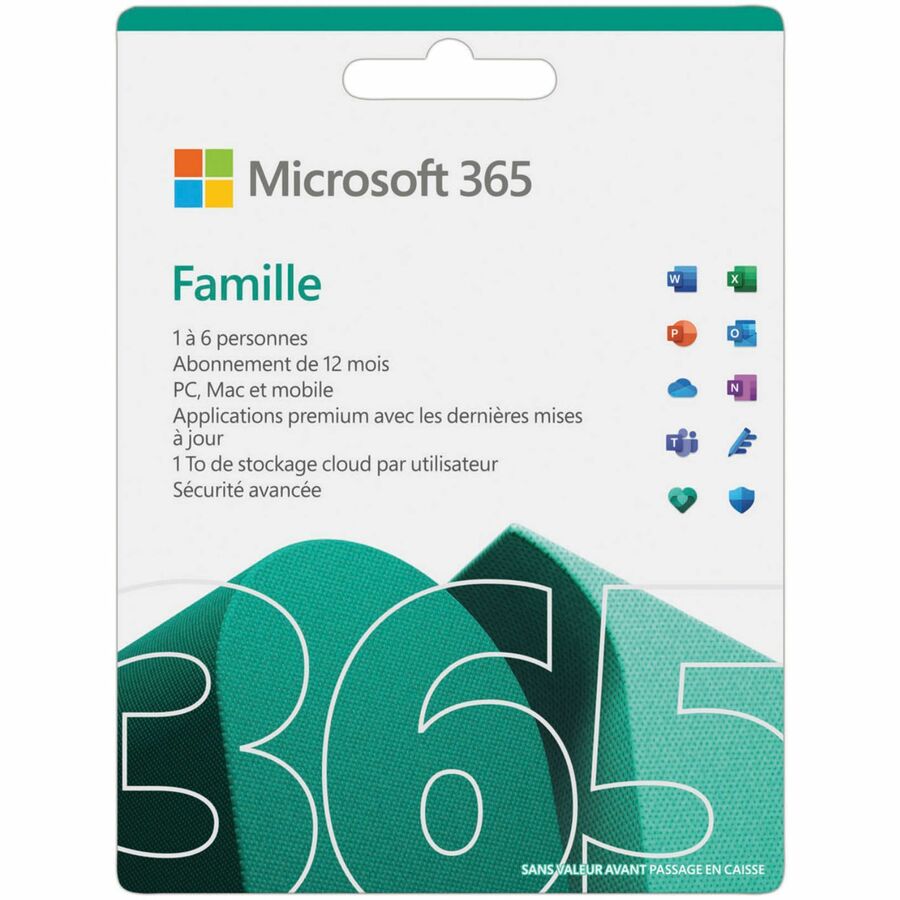 Microsoft 365 Famille - Français 6GQ-01575