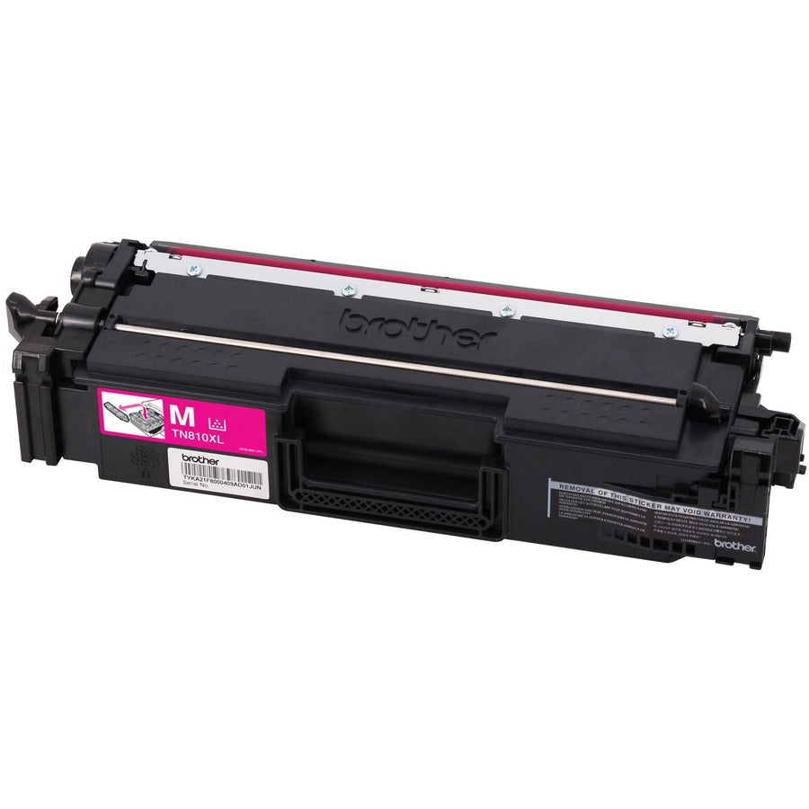 Cartouche de toner laser haute capacité d'origine Brother TN810XLM - Magenta - 1 unité TN810XLM