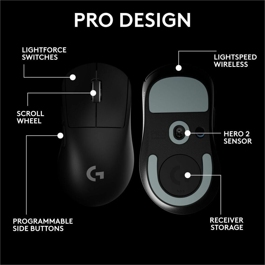 Souris de jeu Logitech G PRO X SUPERLIGHT 2 DEX 910-007328
