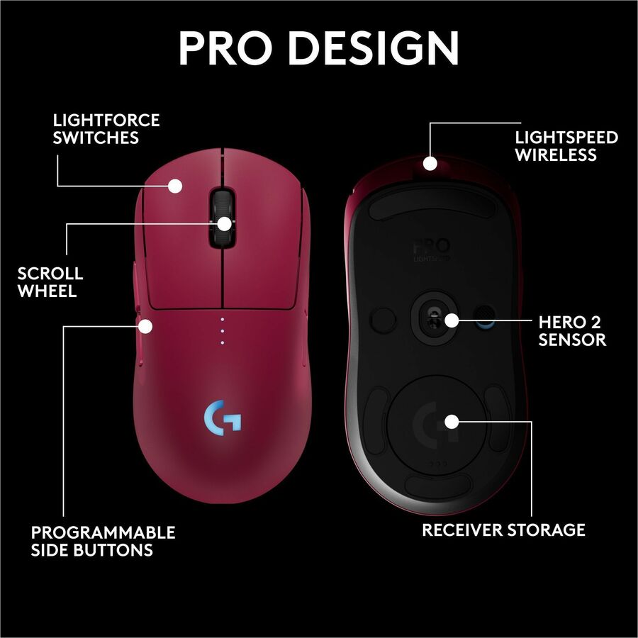 Logitech G PRO 2 LIGHTSPEED Gaming Mouse 910-007291