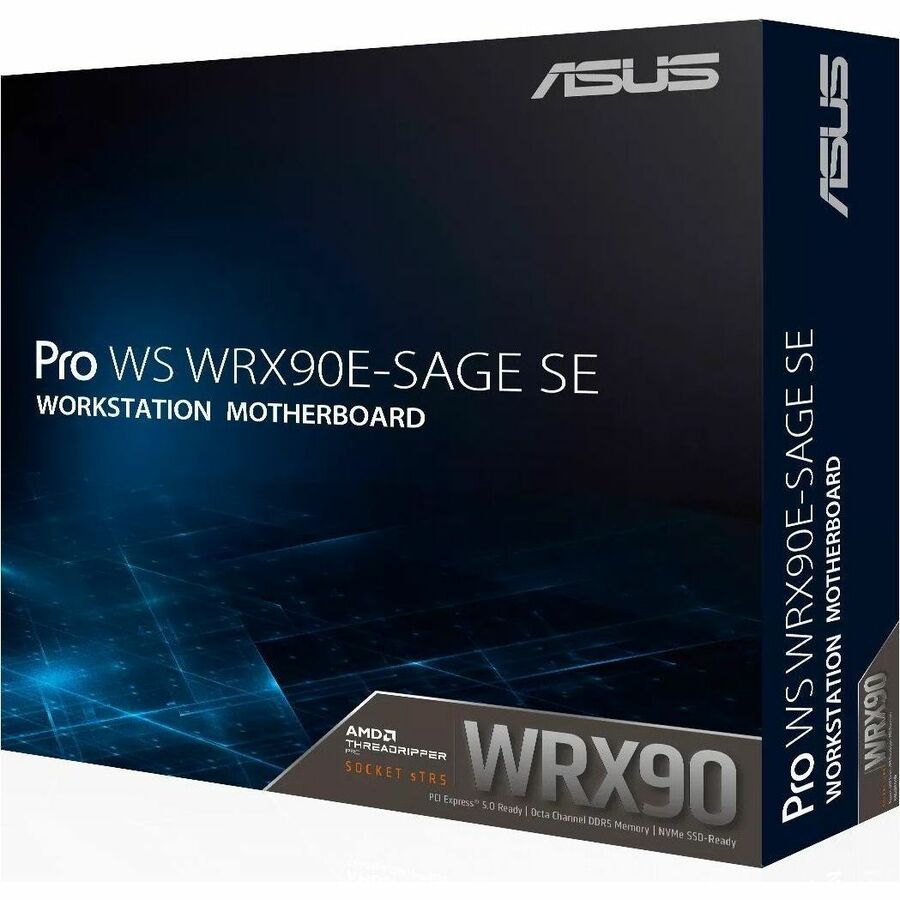 Carte mère pour station de travail Asus WS WRX90E-SAGE SE - Chipset AMD WRX90 - Socket sTR5 - SSI EEB Pro-WS-WRX90E-SAGE-SE