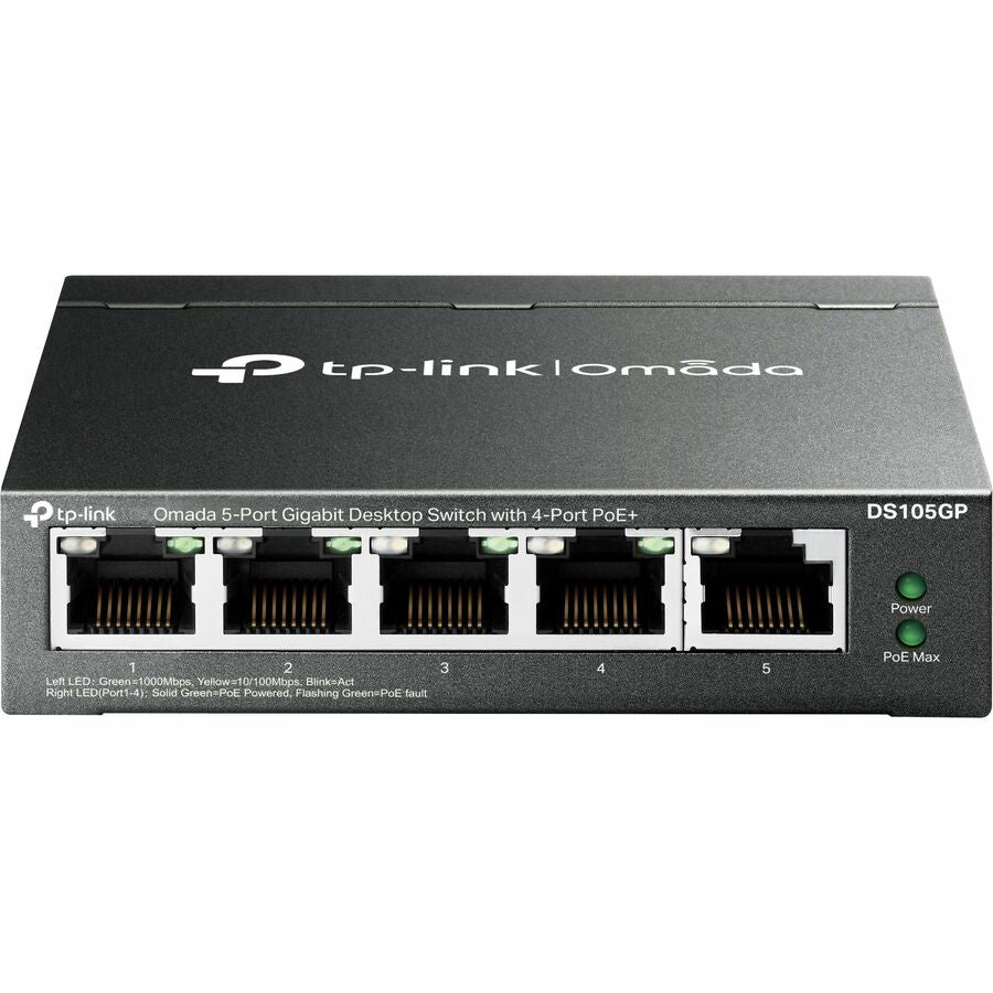 TP-Link Omada DS105GP 5-Ports Unmanaged Ethernet Switch DS105GP